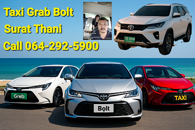 Taxi Grab Bolt Surat Thani
